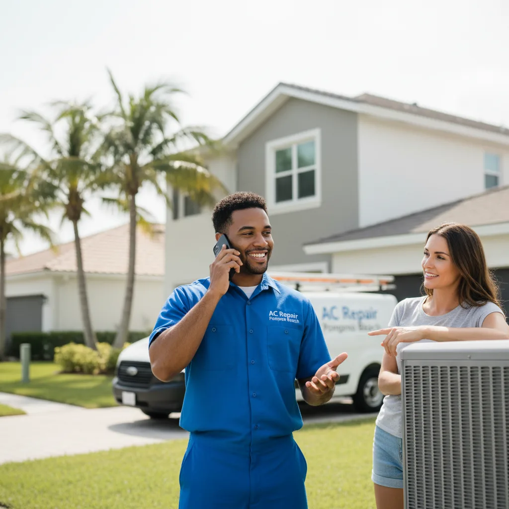 AC Repair Pompano Beach customer support in Flower Hill